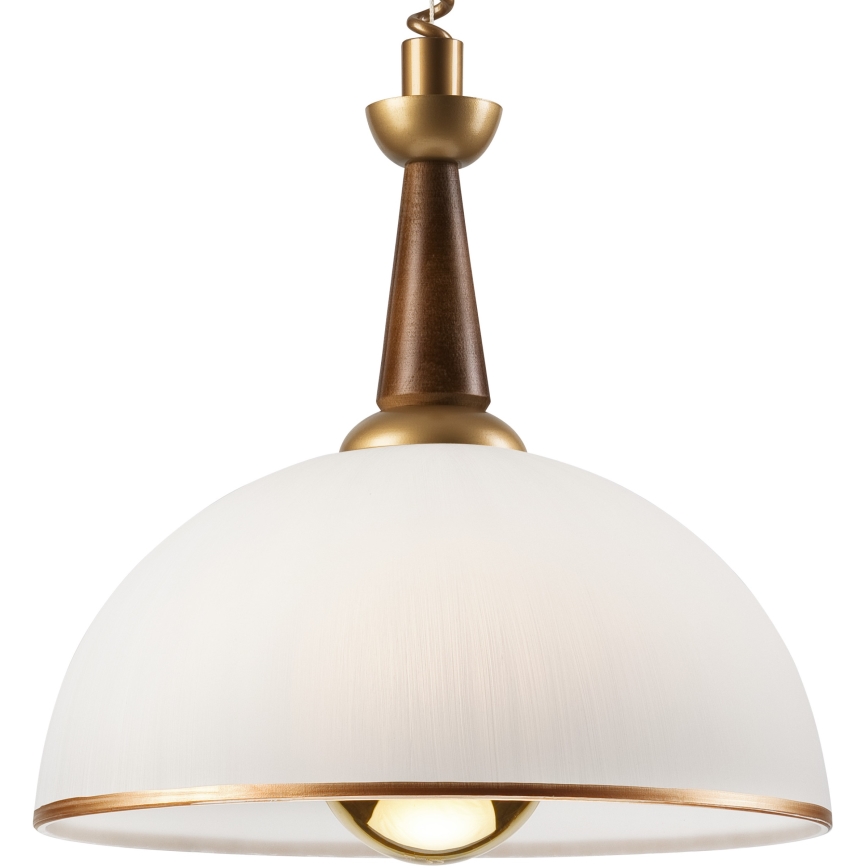 Αναδιπλούμενο φωτιστικό CHIARA 1xE27/60W/230V καφέ/οξιά