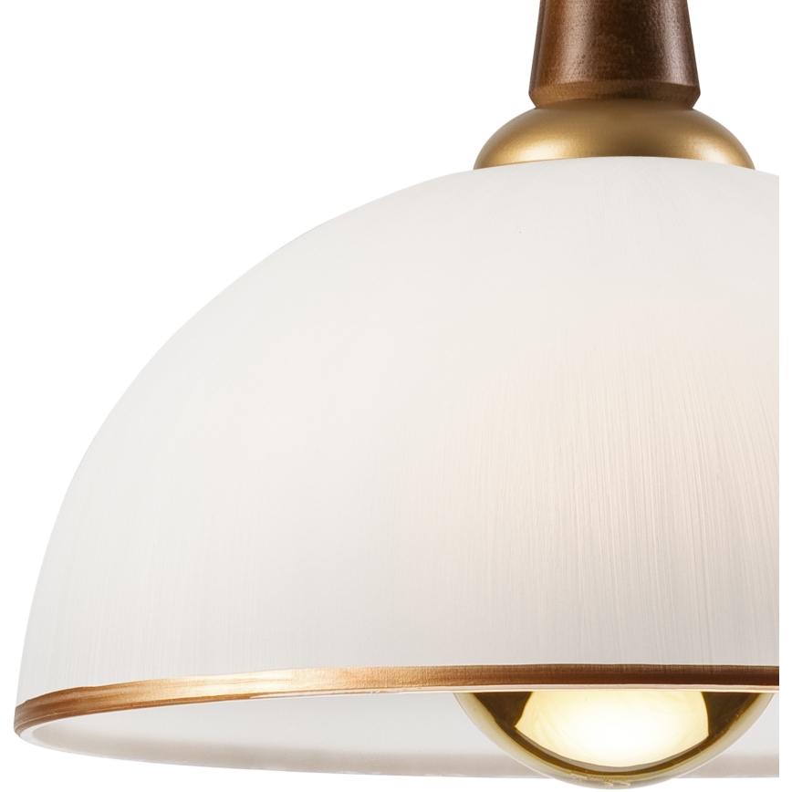 Αναδιπλούμενο φωτιστικό CHIARA 1xE27/60W/230V καφέ/οξιά