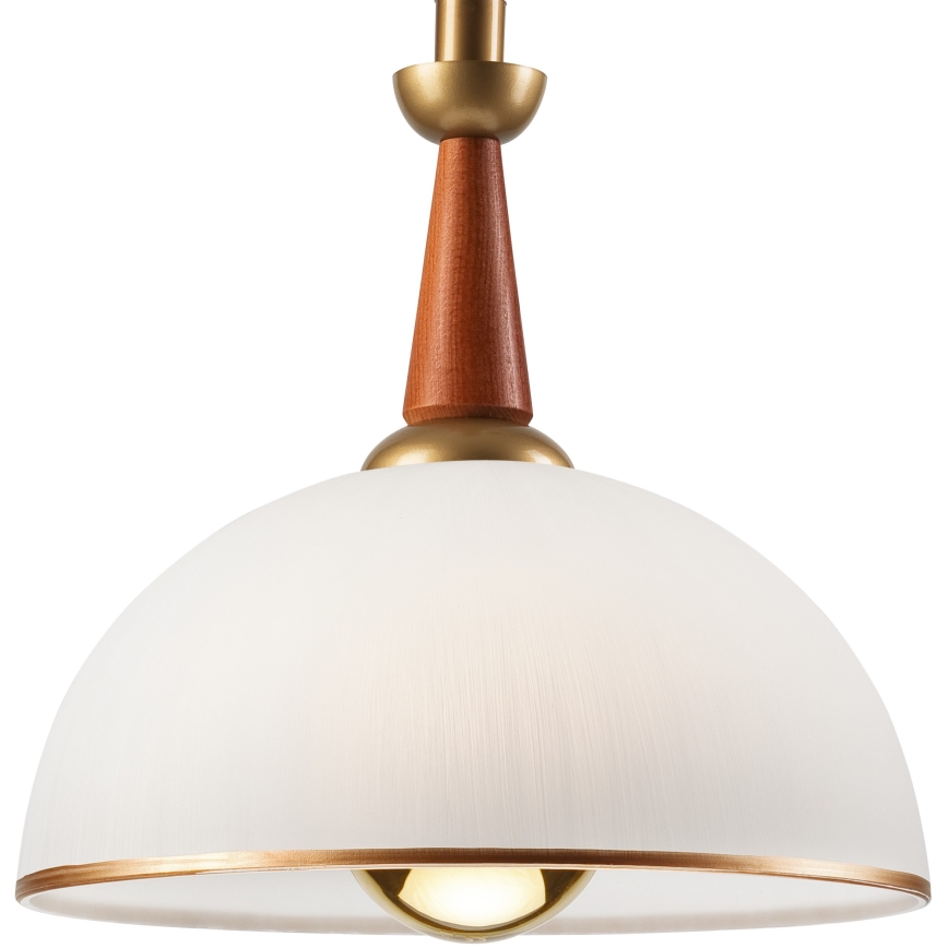 Αναδιπλούμενος πολυέλαιος CHIARA 1xE27/60W/230V σκούρο καφέ/οξιά
