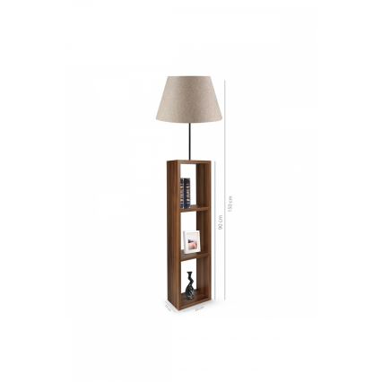Αναλογική λάμπα AYD 1xE27/40W/230V καφέ/γκρι