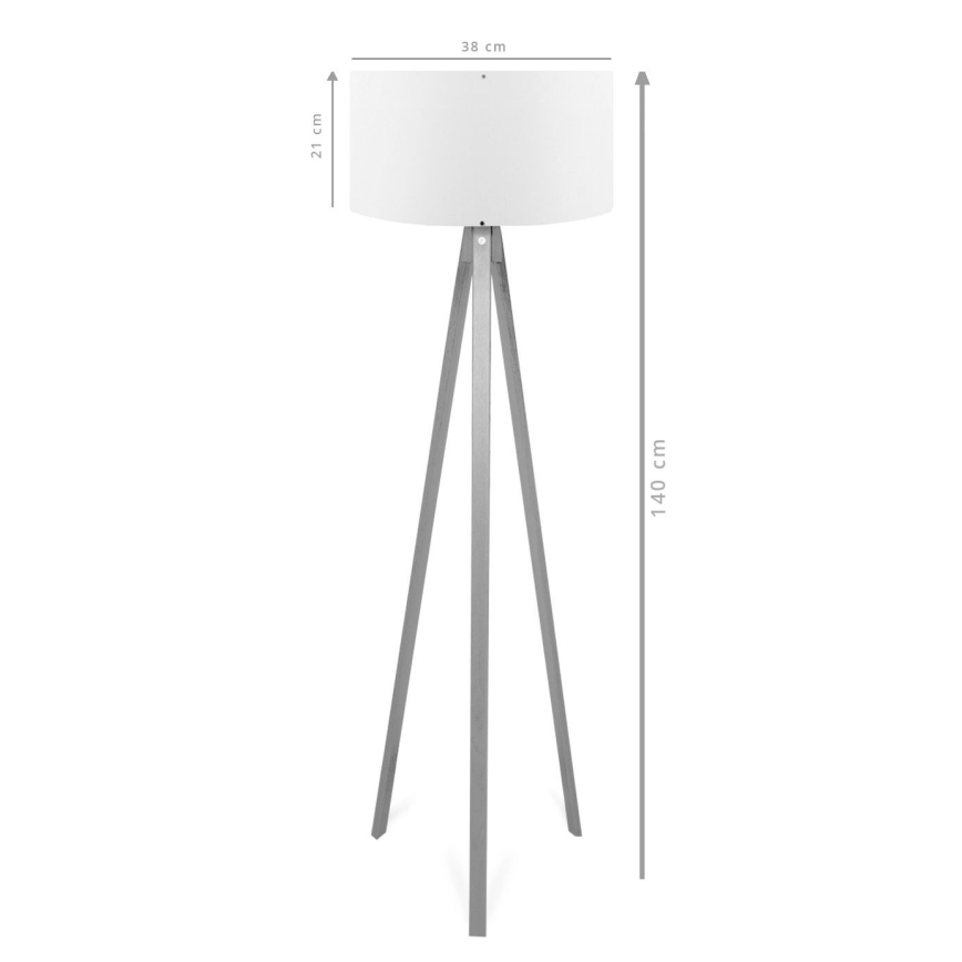 Αναλογική λάμπα AYD 1xE27/40W/230V καφέ/γκρι