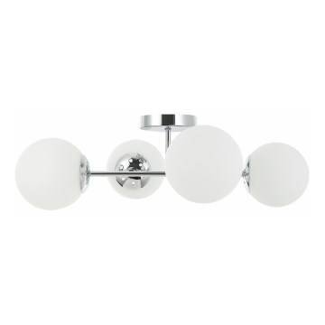 Ανάρτητος πολυέλαιος MADDIE 4xE14/5W/230V γυαλιστερός χρώμιο