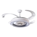 Ανεμιστήρας οροφής LED Dimmable LED/60W/230V 3000-6000K διάμετρος 50 cm λευκό + τηλεχειριστήριο