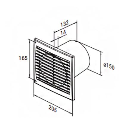 Ανεμιστήρας 150 S AXIALNI 9301