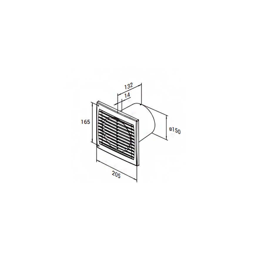 Ανεμιστήρας 150 S AXIALNI 9301