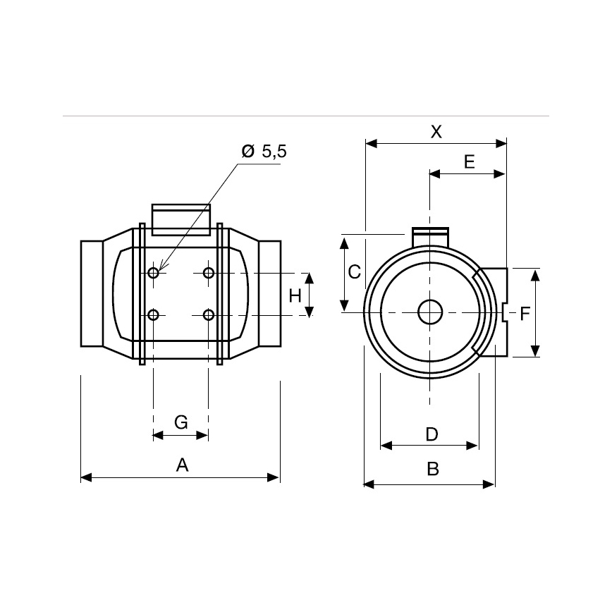 Ανεμιστήρας TD-250/100 24W/230V