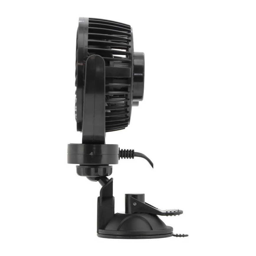 Ανεμιστήρας αυτοκινήτου με βεντούζα 7W/12V μαύρο