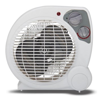 Ανεμιστήρας με θερμαντικό στοιχείο ZEFIR 1000/2000W/230V λευκός