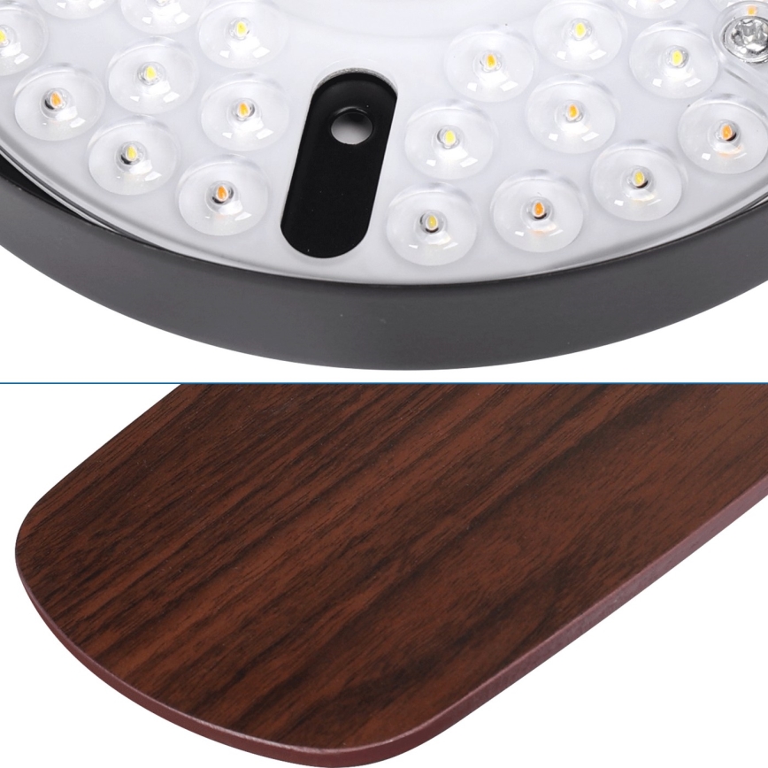 igostar - Ανεμιστήρας οροφής LED Dimmable LED/24W/230V 2700-6500K 106,6 cm + τηλεχειριστήριο