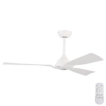 Ανεμιστήρας οροφής διάμετρος 132 cm IP44 λευκό + τηλεχειριστήριο