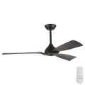 Ανεμιστήρας οροφής διάμετρος 132 cm IP44 μαύρο + τηλεχειριστήριο