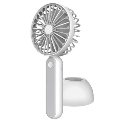 Ανεμιστήρας χειρός 1200 mm/3,7V USB γκρι/λευκό