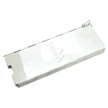 Ανεμοφράκτης 24x83cm ματ χρώμιο