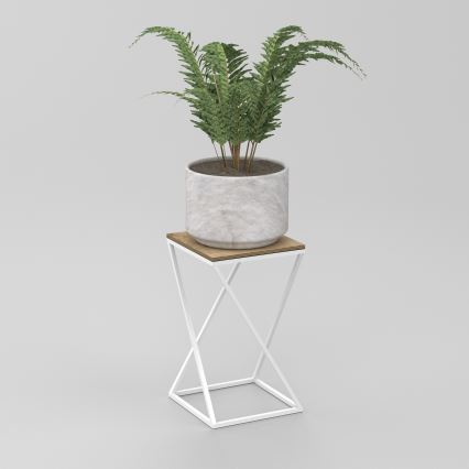 Ανθοστήλη 40x24 cm λευκή