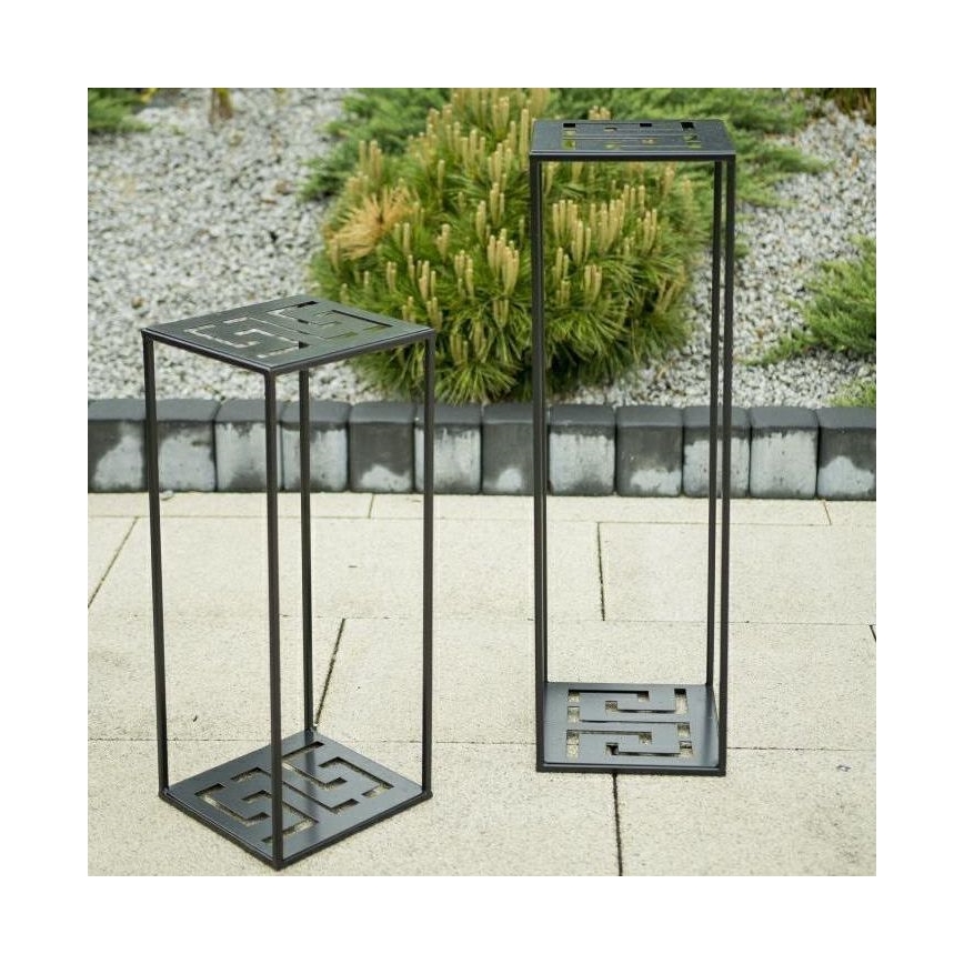 Ανθοστήλη 60x24 cm μαύρη
