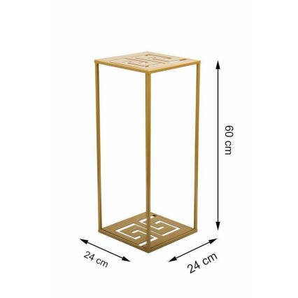 Ανθοστήλη 60x24 cm χρυσό
