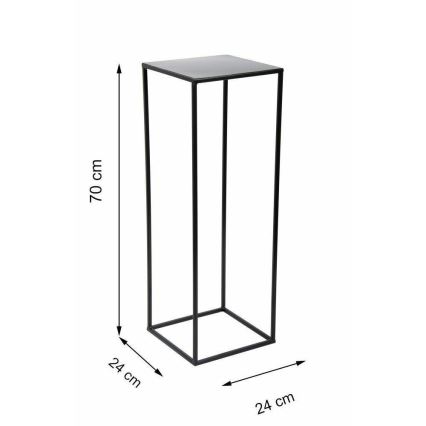 Ανθοστήλη 70x24 cm μαύρο