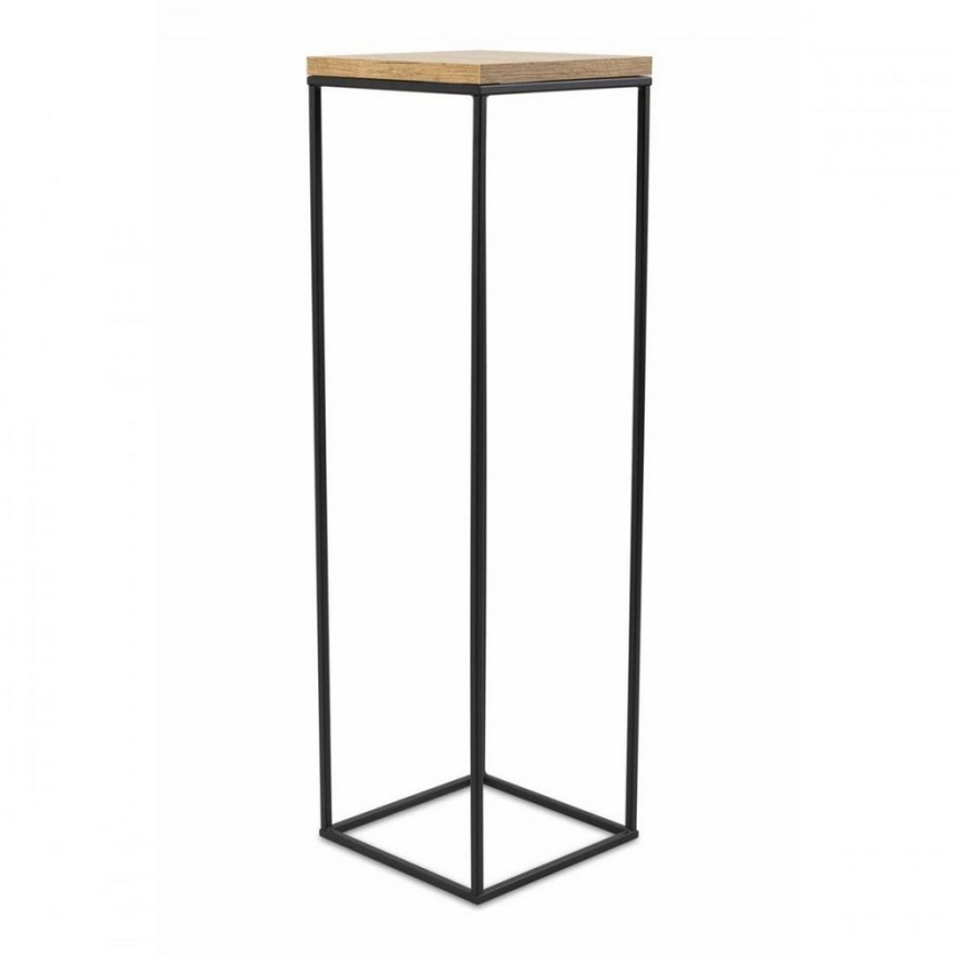 Ανθοστήλη BASICLOFT 80x24 μαύρο/καφέ