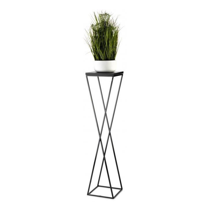 Ανθοστήλη LOFT 100x24 cm μαύρο
