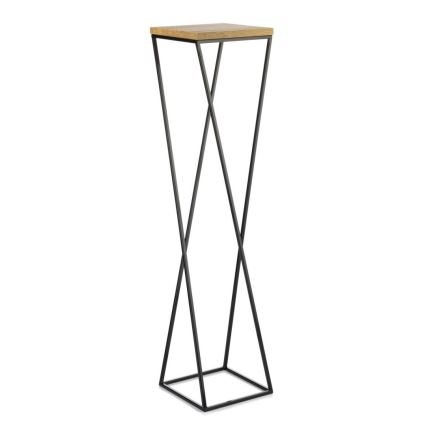 Ανθοστήλη LOFT 100x24 cm μαύρο/καφέ