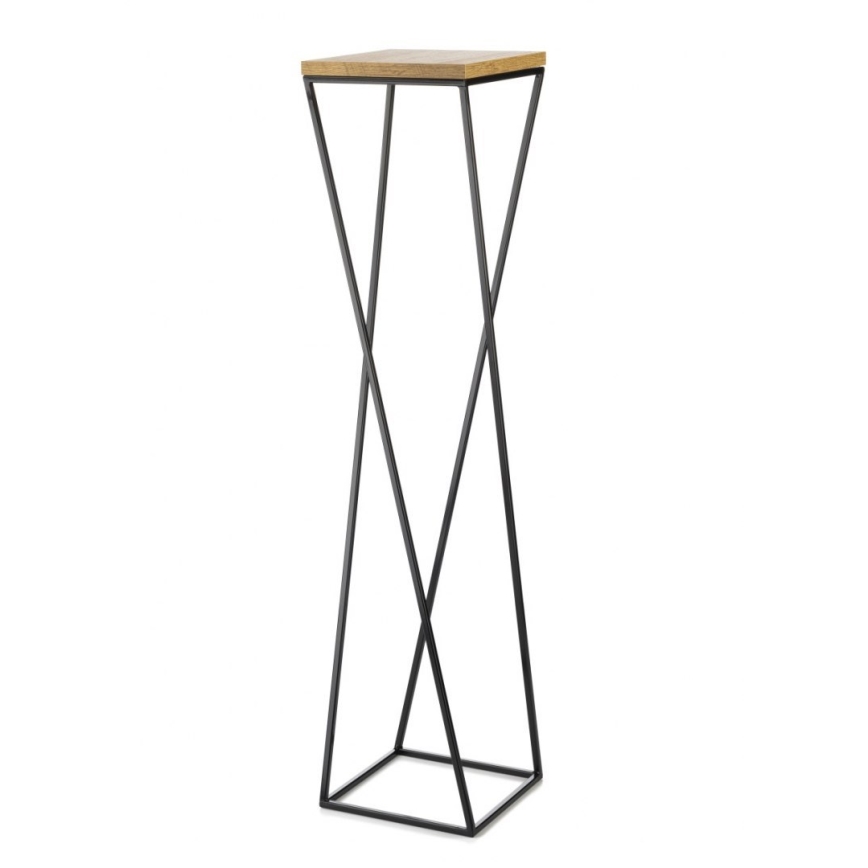 Ανθοστήλη LOFT 100x24 cm μαύρο/καφέ