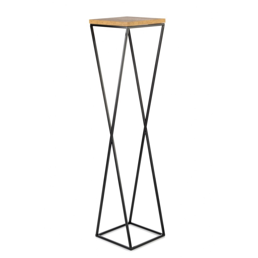 Ανθοστήλη LOFT 100x24 cm μαύρο/καφέ