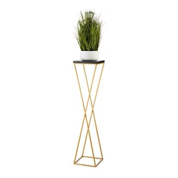 Ανθοστήλη LOFT 100x24 cm μαύρο/χρυσό