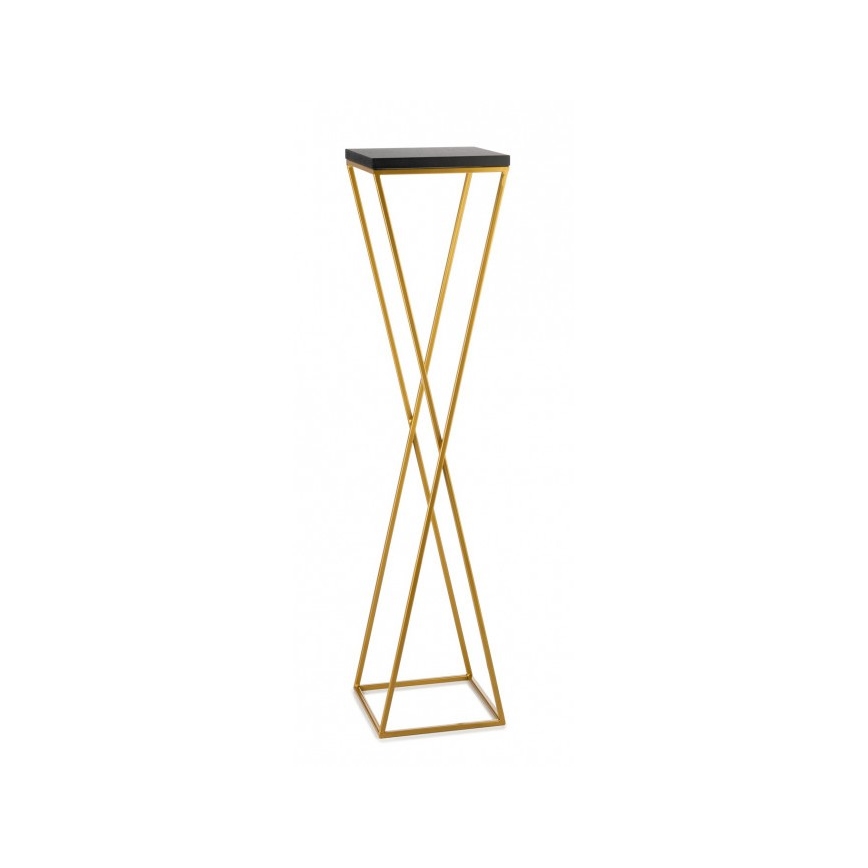 Ανθοστήλη LOFT 100x24 cm μαύρο/χρυσό