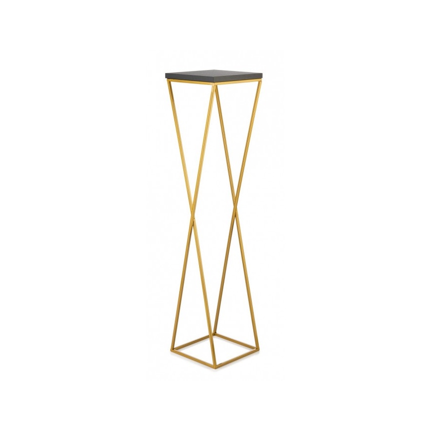 Ανθοστήλη LOFT 100x24 cm μαύρο/χρυσό