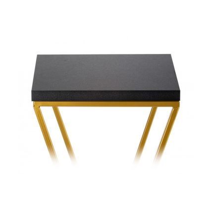 Ανθοστήλη LOFT 100x24 cm μαύρο/χρυσό