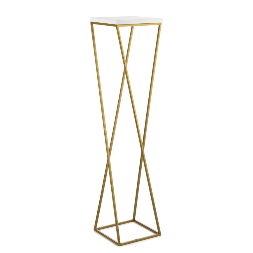 Ανθοστήλη LOFT 100x24 cm χρυσό/λευκό