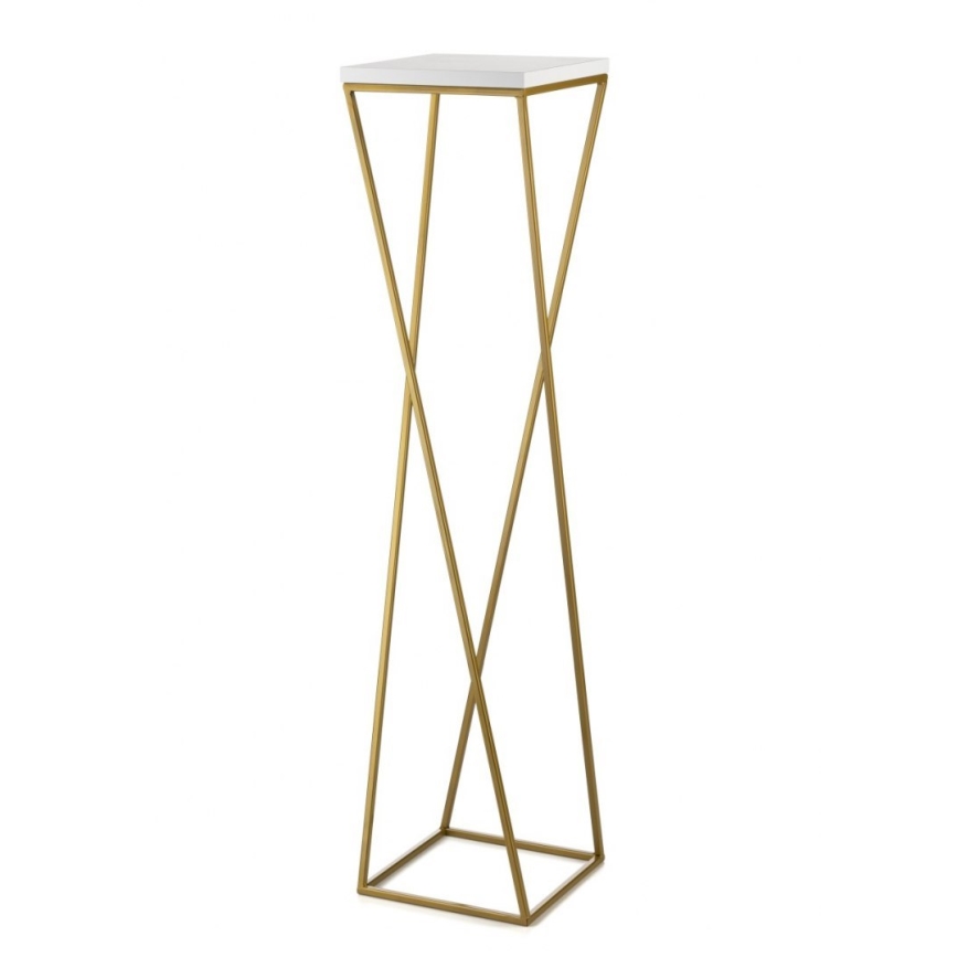Ανθοστήλη LOFT 100x24 cm χρυσό/λευκό