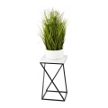Ανθοστήλη LOFT 40x24 cm μαύρο/λευκό