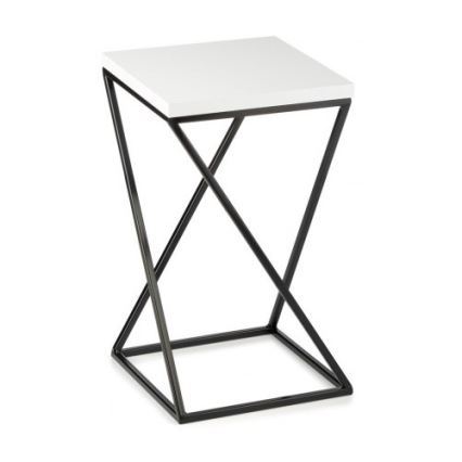 Ανθοστήλη LOFT 40x24 cm μαύρο/λευκό