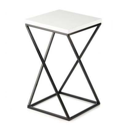 Ανθοστήλη LOFT 40x24 cm μαύρο/λευκό