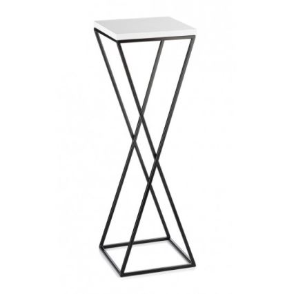 Ανθοστήλη LOFT 70x24 cm μαύρο/λευκό