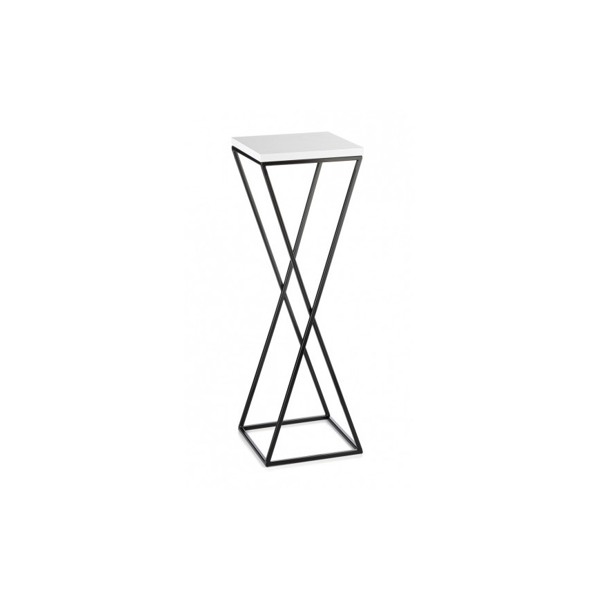 Ανθοστήλη LOFT 70x24 cm μαύρο/λευκό