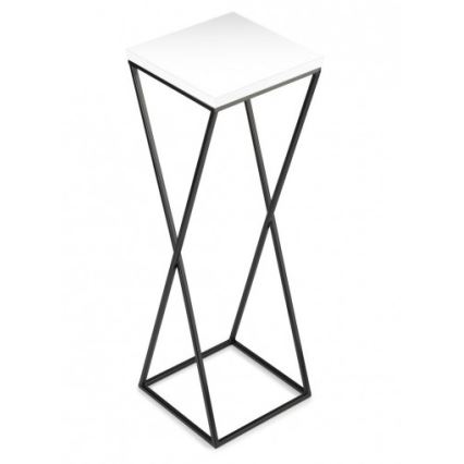 Ανθοστήλη LOFT 70x24 cm μαύρο/λευκό