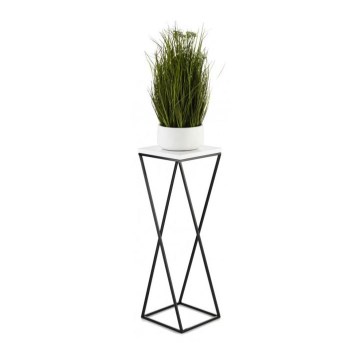 Ανθοστήλη LOFT 70x24 cm μαύρο/λευκό