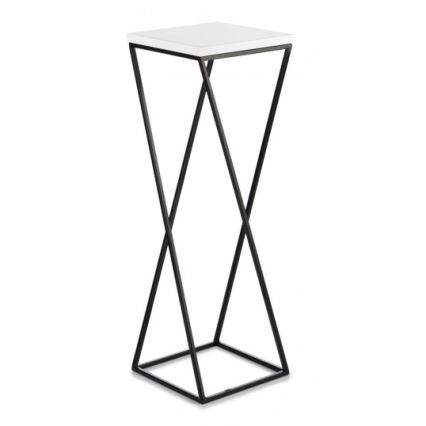 Ανθοστήλη LOFT 70x24 cm μαύρο/λευκό