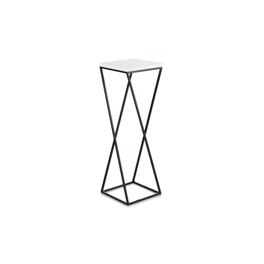 Ανθοστήλη LOFT 70x24 cm μαύρο/λευκό