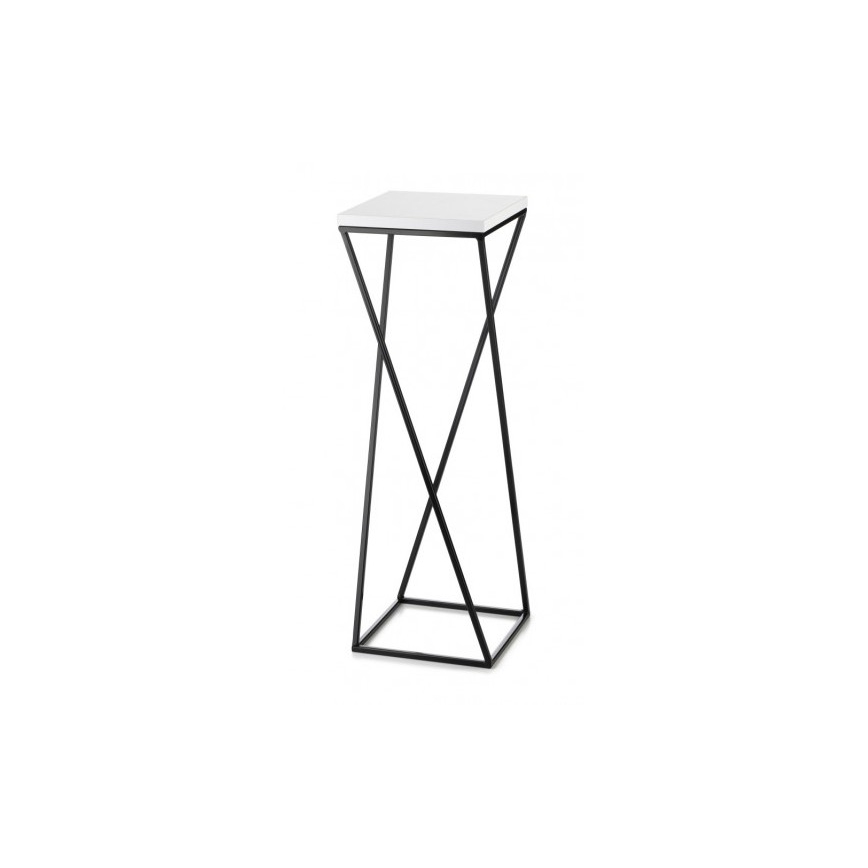 Ανθοστήλη LOFT 70x24 cm μαύρο/λευκό