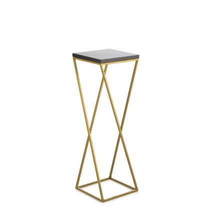 Ανθοστήλη LOFT 70x24 cm χρυσό/μαύρο