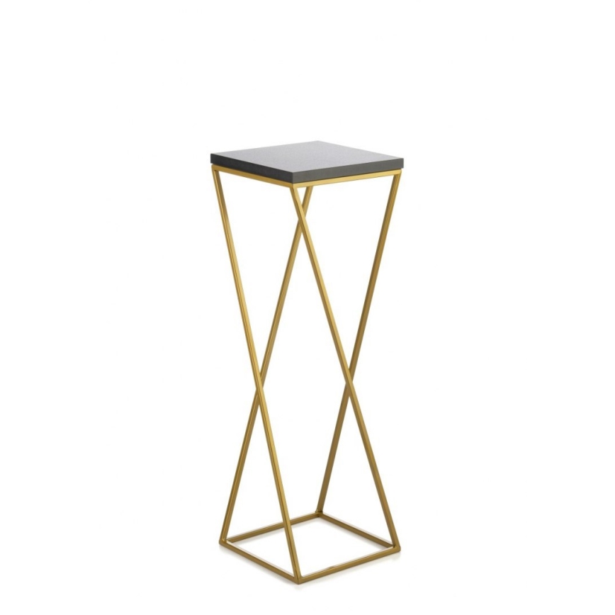 Ανθοστήλη LOFT 70x24 cm χρυσό/μαύρο