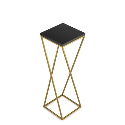 Ανθοστήλη LOFT 70x24 cm χρυσό/μαύρο