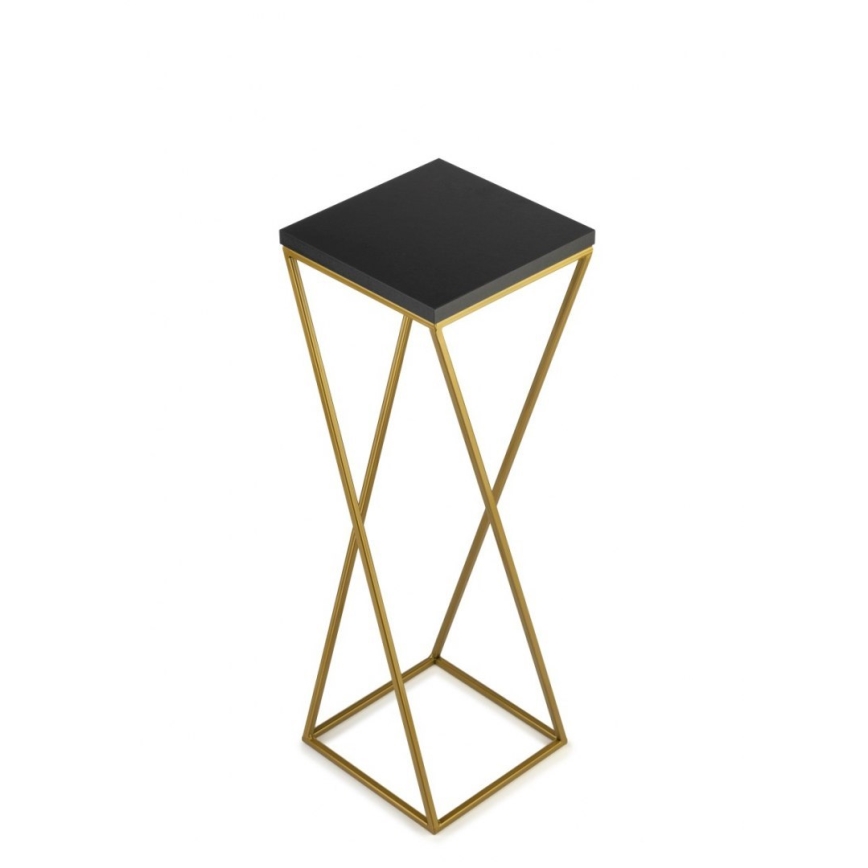 Ανθοστήλη LOFT 70x24 cm χρυσό/μαύρο