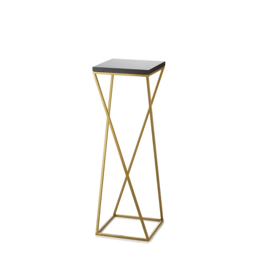 Ανθοστήλη LOFT 70x24 cm χρυσό/μαύρο