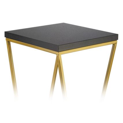 Ανθοστήλη LOFT 70x24 cm χρυσό/μαύρο