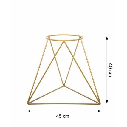 Ανθοστήλη TRIANGL 40x45 cm χρυσό