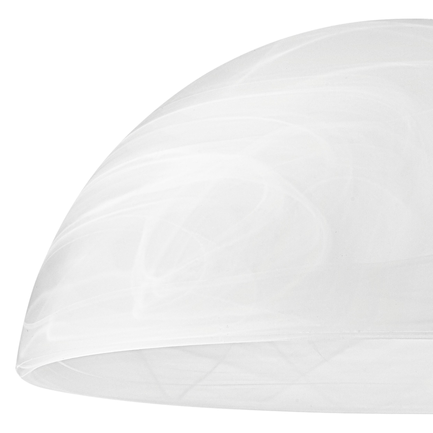 Γυαλί αντικατάστασης πολύφωτου E27 130x300 mm λευκό